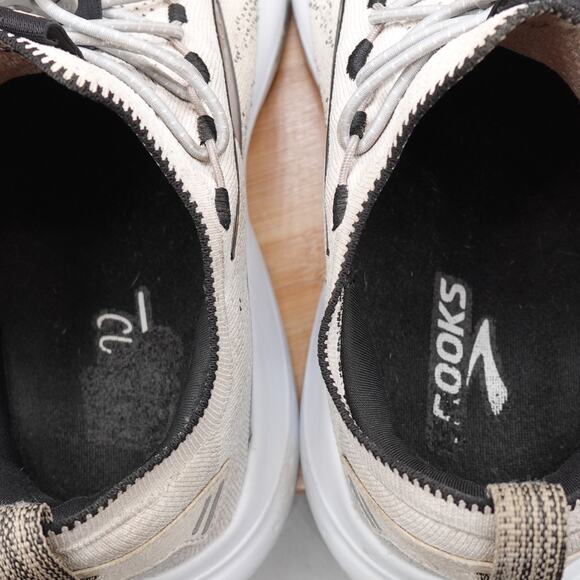 Brooks Shoes Women 11 B White Glycerin 21 Stealthfit Running 1204101B135 Flaw - Picture 8 of 10